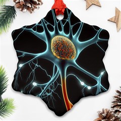 Organism Neon Science Ornament (snowflake)