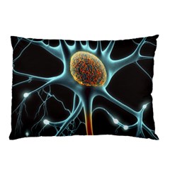 Organism Neon Science Pillow Case (two Sides) by Ndabl3x