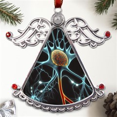 Organism Neon Science Metal Angel With Crystal Ornament