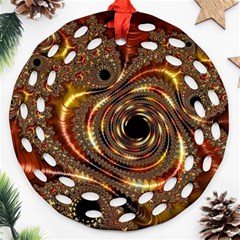 Geometric Art Fractal Abstract Art Ornament (round Filigree)