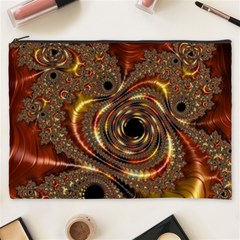 Geometric Art Fractal Abstract Art Cosmetic Bag (xxxl) by Ndabl3x