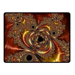 Geometric Art Fractal Abstract Art Two Sides Fleece Blanket (small) by Ndabl3x