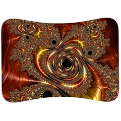 Geometric Art Fractal Abstract Art Velour Seat Head Rest Cushion by Ndabl3x