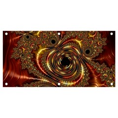 Geometric Art Fractal Abstract Art Banner And Sign 4  X 2  by Ndabl3x