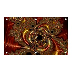 Geometric Art Fractal Abstract Art Banner And Sign 5  X 3  by Ndabl3x