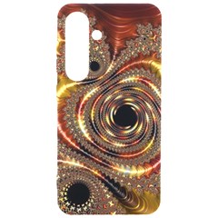 Geometric Art Fractal Abstract Art Samsung Galaxy S24 6 2 Inch Black Tpu Uv Case by Ndabl3x