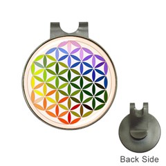 Mandala Rainbow Colorful Hat Clips With Golf Markers by Ndabl3x