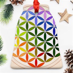 Mandala Rainbow Colorful Ornament (bell)