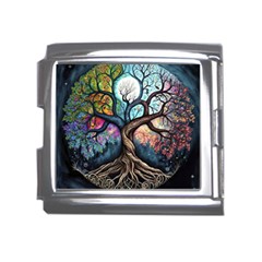 Tree Colourful Mega Link Italian Charm (18mm)