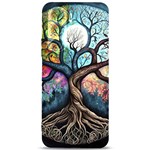 Tree Colourful Samsung Galaxy S24 Plus 6.7 Inch Black TPU UV Case Front