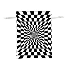 Optical Illusion Chessboard Tunnel Lightweight Drawstring Pouch (m) by Ndabl3x