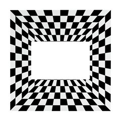 Optical Illusion Chessboard Tunnel White Box Photo Frame 4  X 6  by Ndabl3x