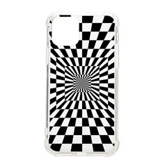 Optical Illusion Chessboard Tunnel Iphone 11 Pro 5 8 Inch Tpu Uv Print Case by Ndabl3x