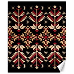 Vector Illustration Of Ukrainian Folk Seamless Pattern Ethnic Ornament Border Element Traditional Canvas 16  X 20 