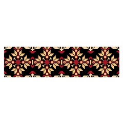 Vector Illustration Of Ukrainian Folk Seamless Pattern Ethnic Ornament Border Element Traditional Oblong Satin Scarf (16  X 60 ) by Bedest