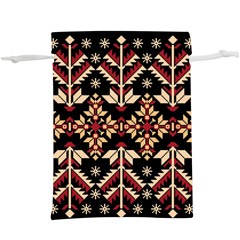 Vector Illustration Of Ukrainian Folk Seamless Pattern Ethnic Ornament Border Element Traditional Lightweight Drawstring Pouch (xl) by Bedest