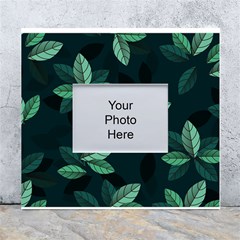 Foliage White Wall Photo Frame 5  X 7 