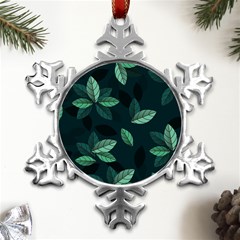 Foliage Metal Small Snowflake Ornament