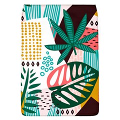 Abstract Seamless Pattern With Tropical Leaves Removable Flap Cover (l) by Hannah976