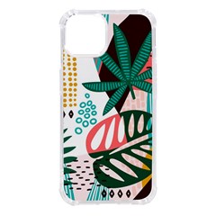 Abstract Seamless Pattern With Tropical Leaves Iphone 14 Tpu Uv Print Case by Hannah976