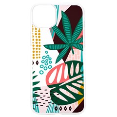 Abstract Seamless Pattern With Tropical Leaves Iphone 15 Pro Tpu Uv Print Case