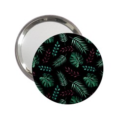 Tropical Leaves Pattern 2 25  Handbag Mirrors by Hannah976