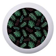 Tropical Leaves Pattern Dento Box With Mirror