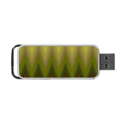 Zig Zag Chevron Classic Pattern Portable Usb Flash (two Sides) by Apen