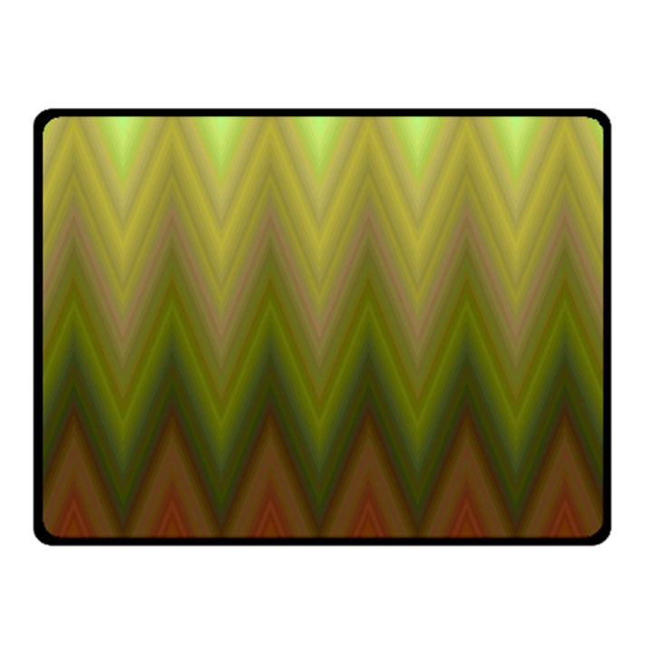 Zig Zag Chevron Classic Pattern Two Sides Fleece Blanket (Small)