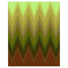 Zig Zag Chevron Classic Pattern Drawstring Bag (small) by Apen