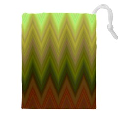 Zig Zag Chevron Classic Pattern Drawstring Pouch (5xl) by Apen