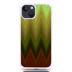 Zig Zag Chevron Classic Pattern Iphone 13 Tpu Uv Print Case by Apen