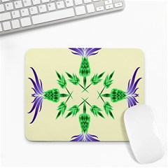 Thistle Flower Purple Thorny Flora Small Mousepad