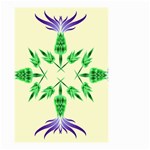 Thistle Flower Purple Thorny Flora Small Garden Flag (Two Sides) Back