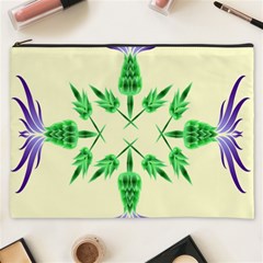 Thistle Flower Purple Thorny Flora Cosmetic Bag (xxxl) by Bajindul