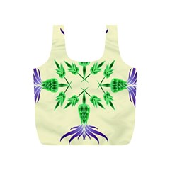 Thistle Flower Purple Thorny Flora Full Print Recycle Bag (s) by Bajindul