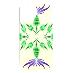 Thistle Flower Purple Thorny Flora Iphone 15 Plus Black Uv Print Pc Hardshell Case by Bajindul