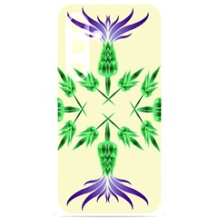 Thistle Flower Purple Thorny Flora Samsung Galaxy S24 6.2 Inch Black TPU UV Case