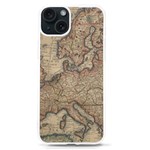 Old Vintage Classic Map Of Europe iPhone 15 TPU UV Print Case Front