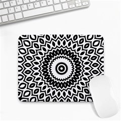 Circular Concentric Radial Symmetry Abstract Small Mousepad by Proyonanggan