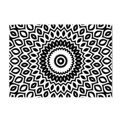 Circular Concentric Radial Symmetry Abstract Crystal Sticker (a4) by Proyonanggan