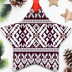 Illustration Ukrainian Folk Seamless Pattern Ornament Ornament (star)