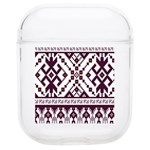 Illustration Ukrainian Folk Seamless Pattern Ornament Soft TPU AirPods 1/2 Case Front