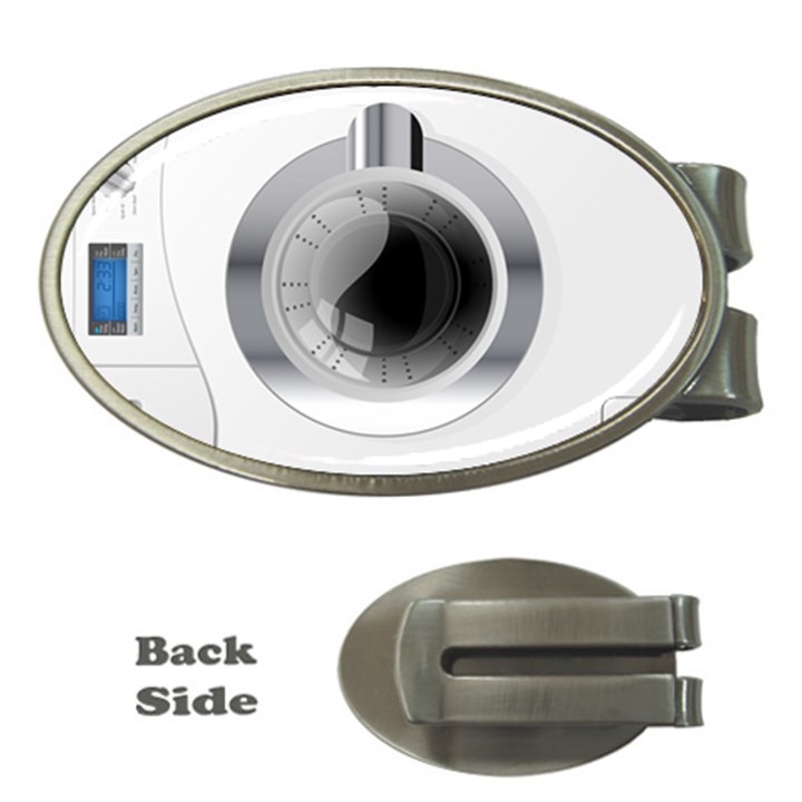 Washing Machines Home Electronic Money Clips (Oval) 