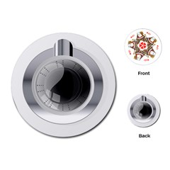 Washing Machines Home Electronic Playing Cards Single Design (round)