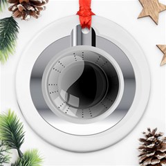 Washing Machines Home Electronic Round Ornament (two Sides)