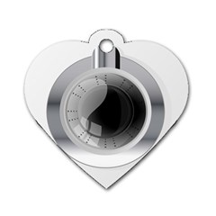 Washing Machines Home Electronic Dog Tag Heart (two Sides) by Proyonanggan