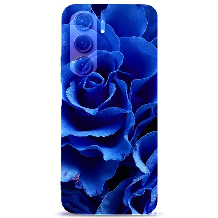 Roses Flowers Plant Romance Samsung Galaxy S24 Plus 6.7 Inch Black TPU UV Case