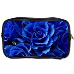 Blue Roses Flowers Plant Romance Blossom Bloom Nature Flora Petals Toiletries Bag (One Side) Front