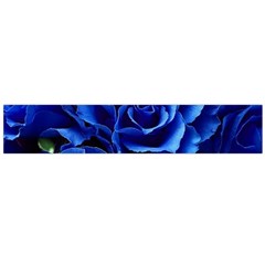 Blue Roses Flowers Plant Romance Blossom Bloom Nature Flora Petals Large Premium Plush Fleece Scarf  by Proyonanggan